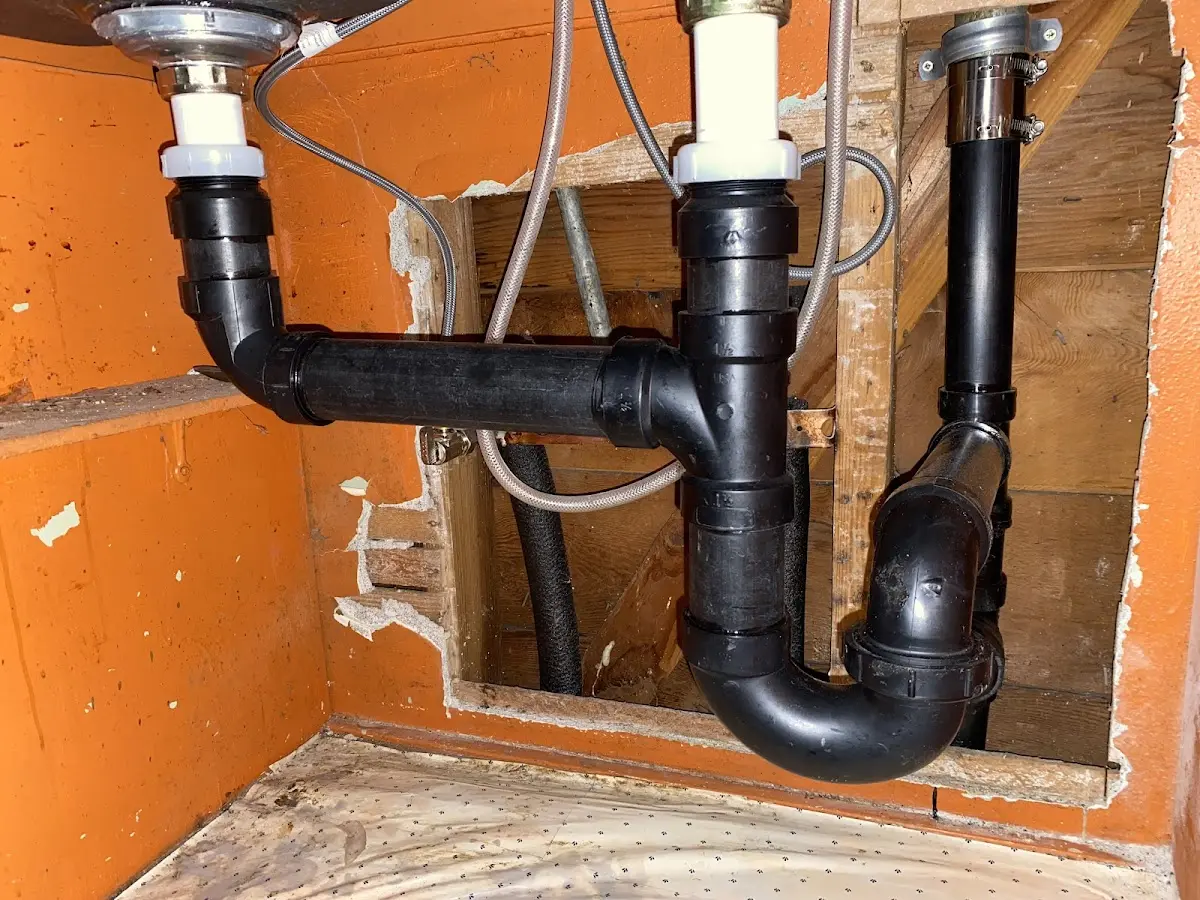 Professional Repiping Services equipment and tools on the job in Sheffield